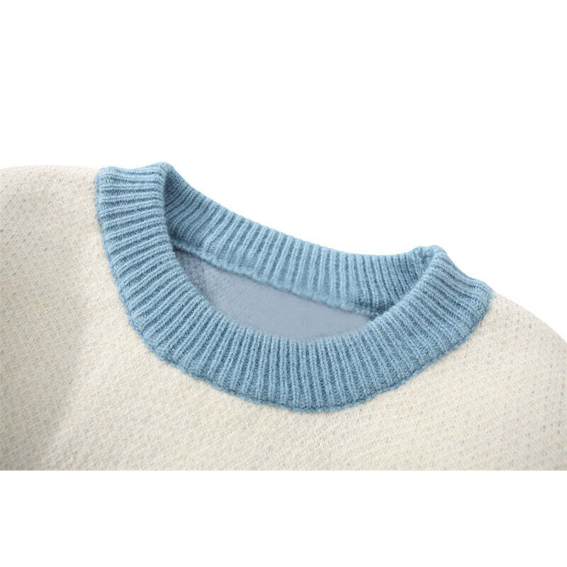 Style Core Aesthetics, New Style Trends Tree Pattern Color-blocked Pullover Style Core Aesthetics, New Style Trends Tree Pattern Color-blocked Pullover