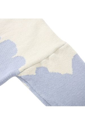 Style Core Aesthetics, New Style Trends Tree Pattern Color-blocked Pullover