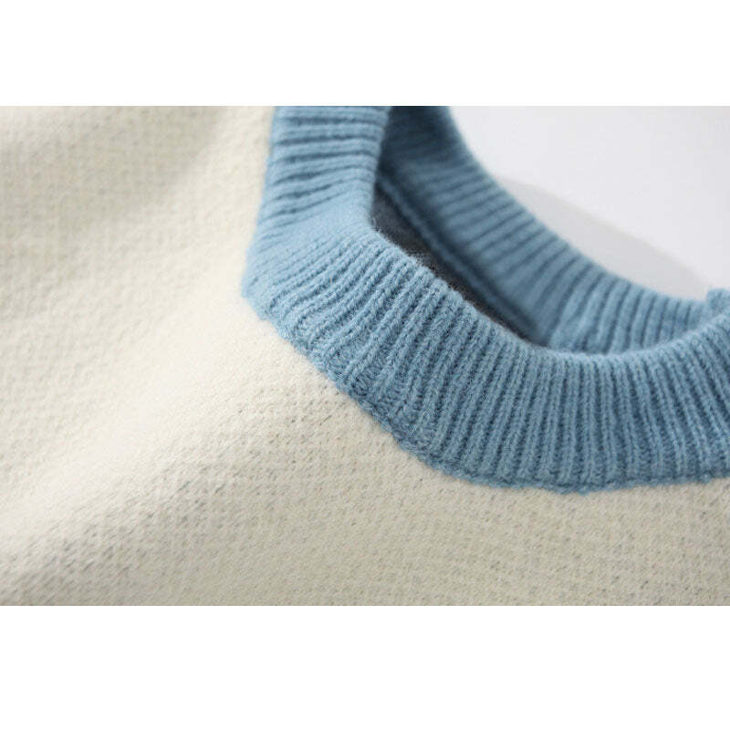 Style Core Aesthetics, New Style Trends Tree Pattern Color-blocked Pullover Style Core Aesthetics, New Style Trends Tree Pattern Color-blocked Pullover