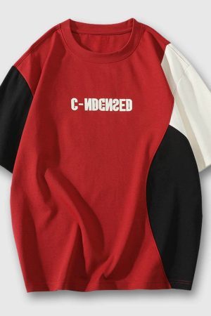 Style Core Aesthetics, New Style Trends Trendy Color Block Tee