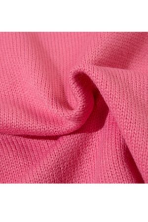 Style Core Aesthetics, New Style Trends Trendy Heart-Embossed Loose Knit Sweater