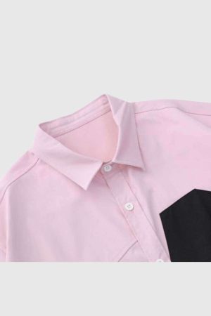 Style Core Aesthetics, New Style Trends Trendy Pocket Shirt