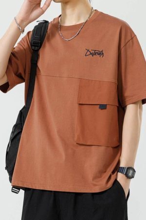 Style Core Aesthetics, New Style Trends Trendy Utility Pocket Tee