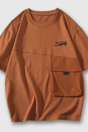 Style Core Aesthetics, New Style Trends Trendy Utility Pocket Tee