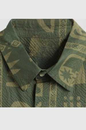 Style Core Aesthetics, New Style Trends Tribal Seersucker Shirts