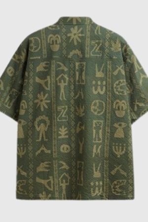 Style Core Aesthetics, New Style Trends Tribal Seersucker Shirts