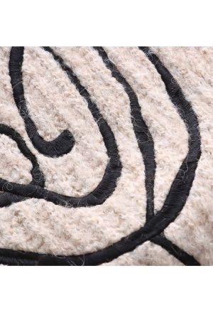 Style Core Aesthetics, New Style Trends Tulip Embroidery Cardigan Sweater