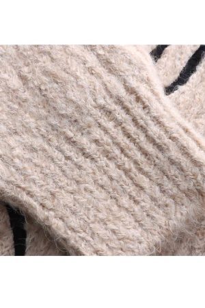 Style Core Aesthetics, New Style Trends Tulip Embroidery Cardigan Sweater