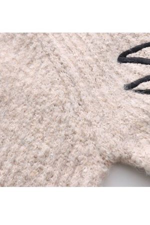 Style Core Aesthetics, New Style Trends Tulip Embroidery Cardigan Sweater