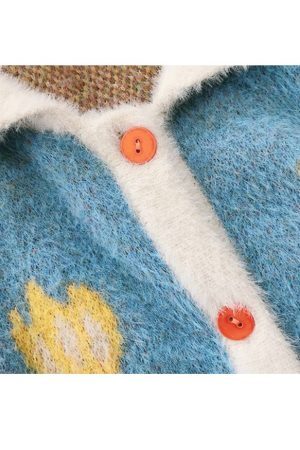 Style Core Aesthetics, New Style Trends Tulip Pattern Button Down Cardigan Sweater