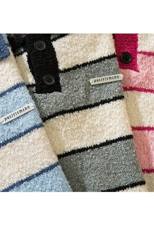 Style Core Aesthetics, New Style Trends Turndown Collar Stripe Cropped Sweater