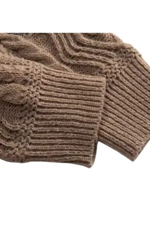 Style Core Aesthetics, New Style Trends Twist Embroidered Knit Pullover