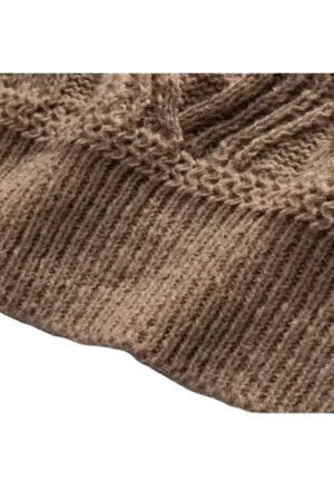 Style Core Aesthetics, New Style Trends Twist Embroidered Knit Pullover