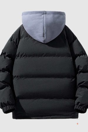 Style Core Aesthetics, New Style Trends Two-in-One Hooded Puffer Coat