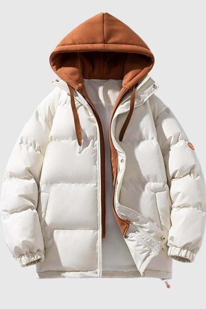 Style Core Aesthetics, New Style Trends Two-in-One Hooded Puffer Coat