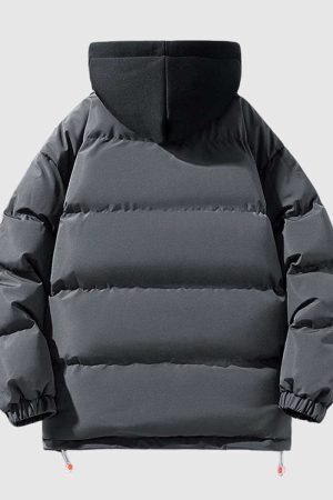 Style Core Aesthetics, New Style Trends Two-in-One Hooded Puffer Coat