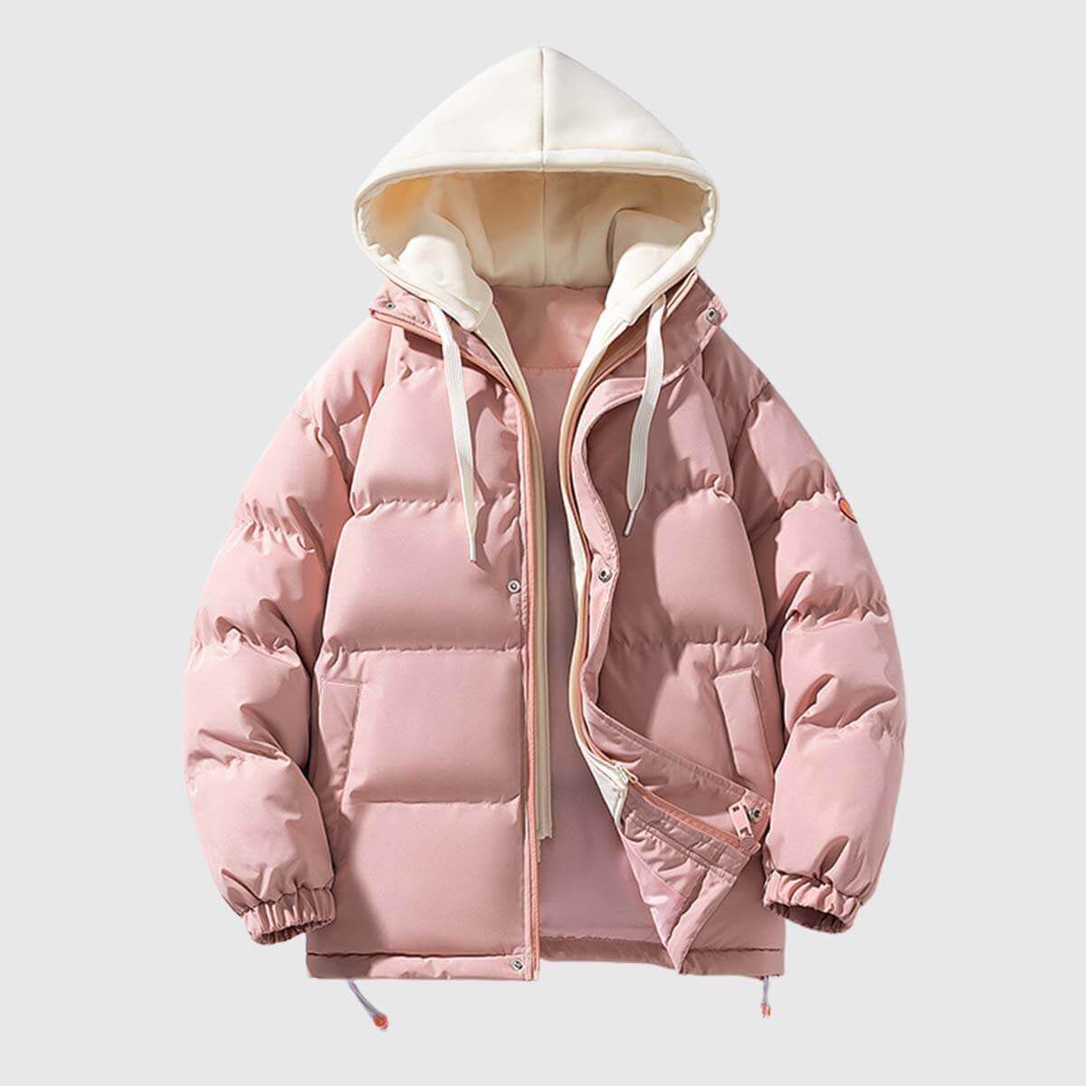 Style Core Aesthetics, New Style Trends Two-in-One Hooded Puffer Coat Style Core Aesthetics, New Style Trends Two-in-One Hooded Puffer Coat