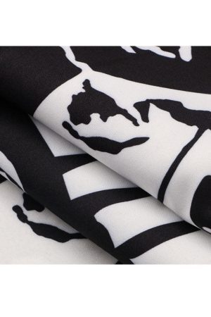 Style Core Aesthetics, New Style Trends Two Piece Abstract Figure Painting Shirt + Shorts