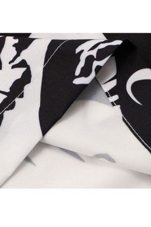 Style Core Aesthetics, New Style Trends Two Piece Abstract Figure Painting Shirt + Shorts