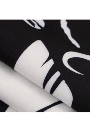 Style Core Aesthetics, New Style Trends Two Piece Abstract Figure Painting Shirt + Shorts