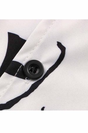 Style Core Aesthetics, New Style Trends Two Piece Abstract Figure Painting Shirt + Shorts