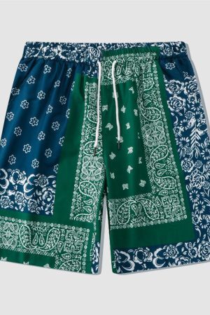 Style Core Aesthetics, New Style Trends Two Piece Cashew Floral Print Shirt + Shorts