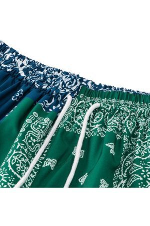 Style Core Aesthetics, New Style Trends Two Piece Cashew Floral Print Shirt + Shorts