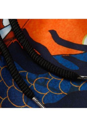 Style Core Aesthetics, New Style Trends Two Piece Dragon Print Kimono + Shorts