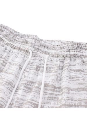 Style Core Aesthetics, New Style Trends Two Piece Vintage Print Shirt + Beach Shorts