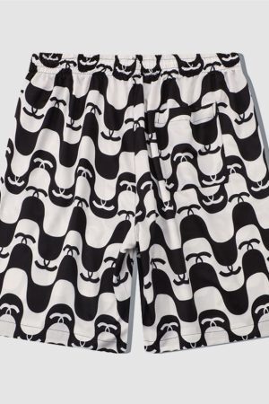 Style Core Aesthetics, New Style Trends Two Piece Wave Print Shirt + Shorts