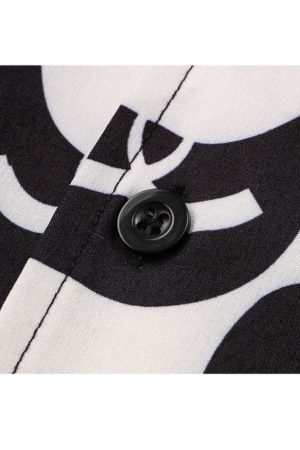 Style Core Aesthetics, New Style Trends Two Piece Wave Print Shirt + Shorts