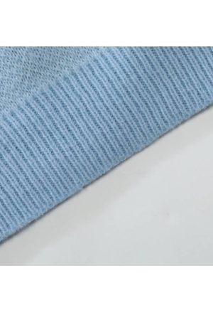 Style Core Aesthetics, New Style Trends Two Tone Flame Pattern Knit Sweater