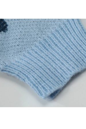 Style Core Aesthetics, New Style Trends Two Tone Flame Pattern Knit Sweater