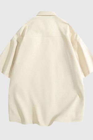 Style Core Aesthetics, New Style Trends Two-Tone Oversized Utility Shirts