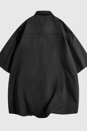 Style Core Aesthetics, New Style Trends Two-Tone Oversized Utility Shirts