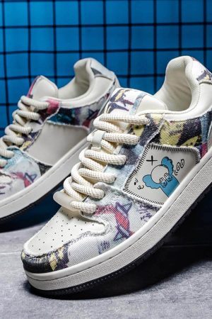Style Core Aesthetics, New Style Trends Urban Canvas Graffiti Sneakers