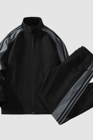 Style Core Aesthetics, New Style Trends Urban Chic Casual Sport Jacket Set