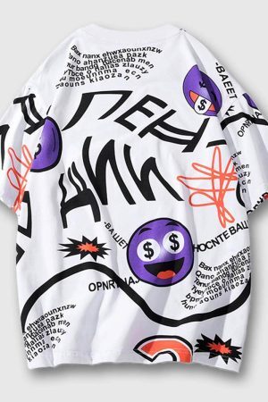 Style Core Aesthetics, New Style Trends Urban Graffiti Tee