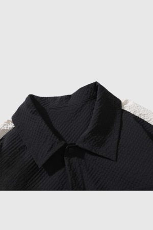 Style Core Aesthetics, New Style Trends Urban Textured Cargo Shirt