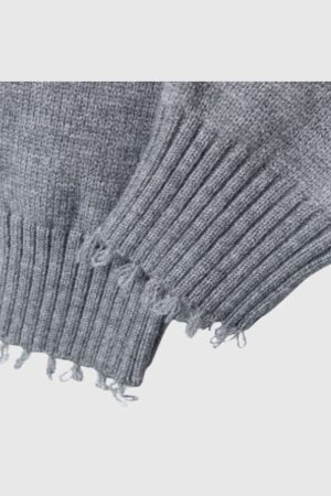 Style Core Aesthetics, New Style Trends V-Neck Loose Knit Sweater