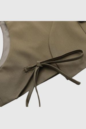 Style Core Aesthetics, New Style Trends Vest Two-Pieces Shirts