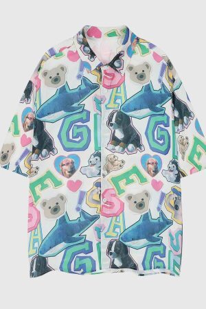 Style Core Aesthetics, New Style Trends Vibrant Abstract Art Shirt