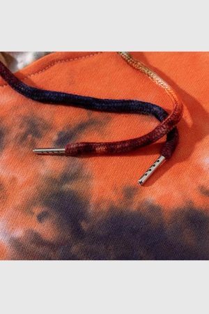 Style Core Aesthetics, New Style Trends Vibrant Tie-Dye Pullover Hoodie