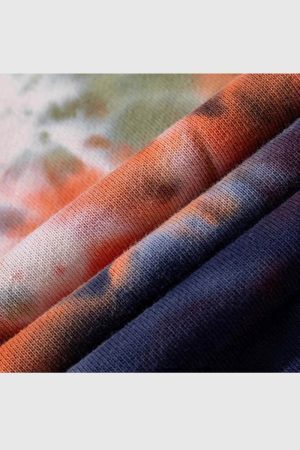 Style Core Aesthetics, New Style Trends Vibrant Tie-Dye Pullover Hoodie