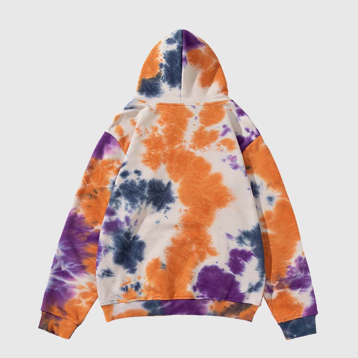 Style Core Aesthetics, New Style Trends Vibrant Tie-Dye Pullover Hoodie Style Core Aesthetics, New Style Trends Vibrant Tie-Dye Pullover Hoodie