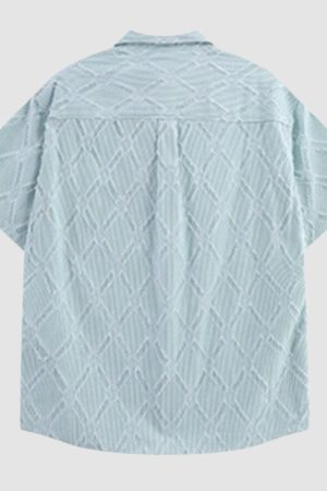 Style Core Aesthetics, New Style Trends Vintage Argyle check Shirts