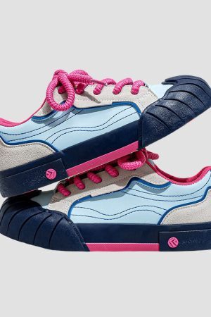 Style Core Aesthetics, New Style Trends Vintage Biscuit Casual Sneakers