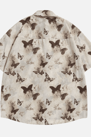 Style Core Aesthetics, New Style Trends Vintage Butterfly Shirt