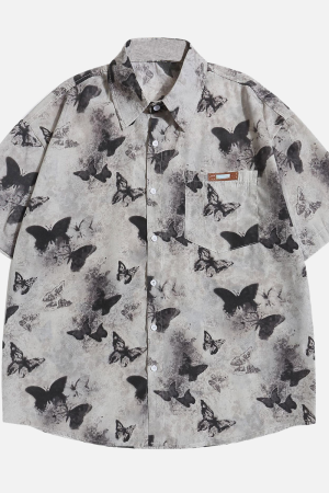 Style Core Aesthetics, New Style Trends Vintage Butterfly Shirt