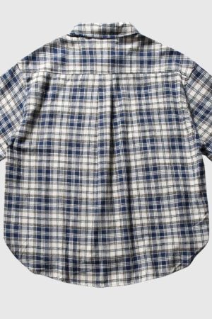 Style Core Aesthetics, New Style Trends Vintage Cargo Plaid Shirts